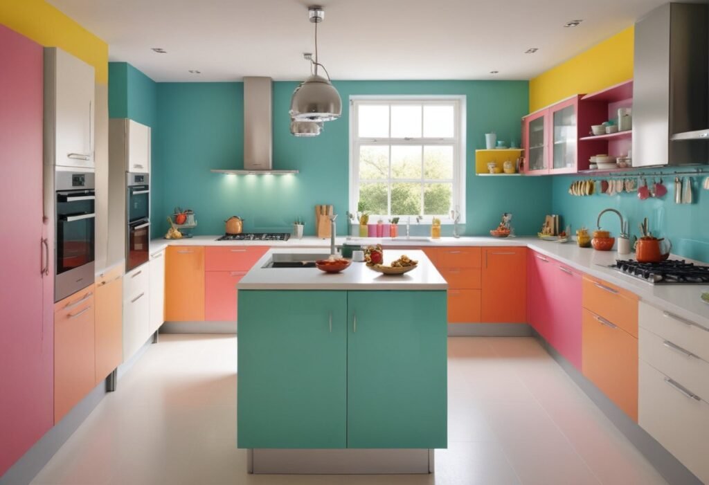pikaso_texttoimage_uk-colorful-different-types-of-Kitchen-Remodeling-1